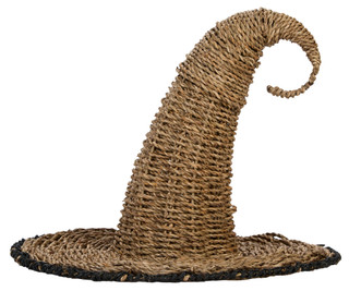 Thumbnail 2: Caribbean Joe 12 in Woven Witch Hat Home Accent 