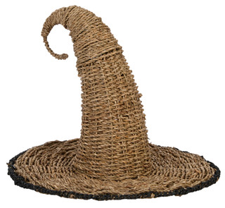 Thumbnail 1: Caribbean Joe 12 in Woven Witch Hat Home Accent 