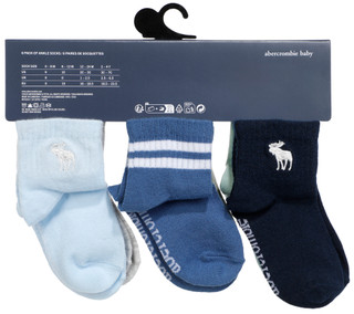 Thumbnail 3: Abercrombie Baby Boy's 6 Pk Ankle Socks 
