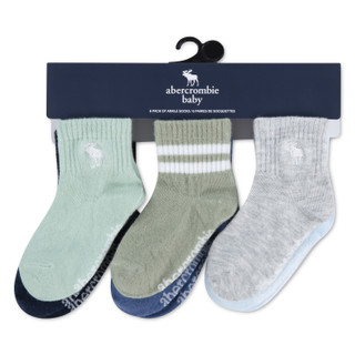 Thumbnail 2: Abercrombie Baby Boy's 6 Pk Ankle Socks 