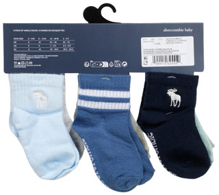 Thumbnail 3: Abercrombie Baby Boy's 6 Pk Ankle Socks 