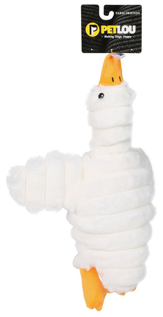 Thumbnail 1: Petlou Farm Friends Goose Dog Toy 