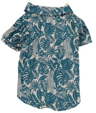 Thumbnail 2: Perry Ellis Hawaiian Dog Shirt 