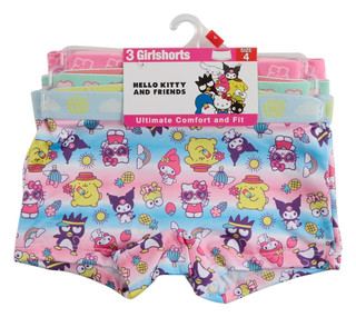 Thumbnail 1: Hello Kitty GIrls 3 Pk Hello Kitty Girlshorts 