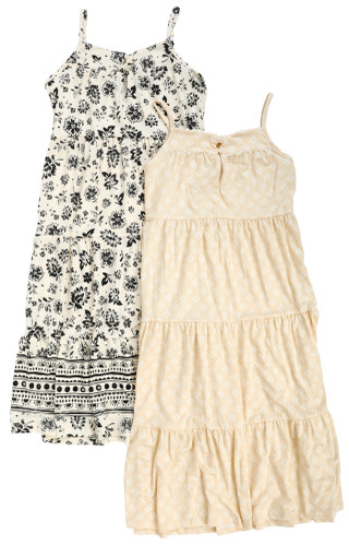 Thumbnail 3: B TWEEN Big Girl's 2 Pk Sleeveless Knit Print Dress 