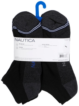 Thumbnail 2: Nautica Men's 8 Pk Lowcut Athletic Socks 