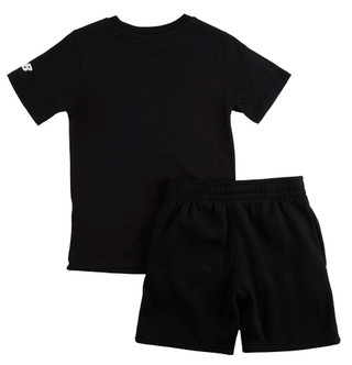 Thumbnail 2: New Balance Boy's Short Sleeve Logo Script Tee Short Set 