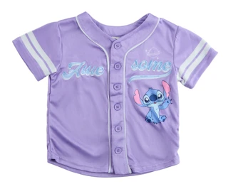 Thumbnail 1: STITCH Little Girl's Short Sleeve Awesome Baseball Jersey 