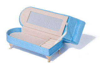 Thumbnail 4: CONCEPTS IN TIME 10x6 Chaise Lounge Jewelry Organizer 