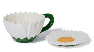 Thumbnail 2: Simple & Sweet 3 Pc Flower Tea Cup Set 
