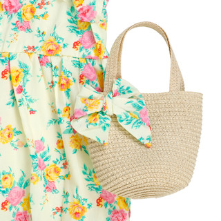 Thumbnail 3: B TWEEN Big Girl's Poplin Bow Dress with Bag 