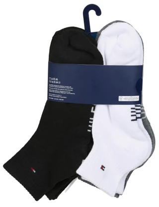 Thumbnail 2: Tommy Hilfiger Men's 6 Pk Cushioned Quarter Crew Socks 
