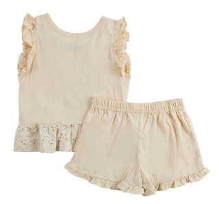 Thumbnail 2: Minnie Mouse Little Girl's Sleeveless Cowgirl Minnie Short Set 