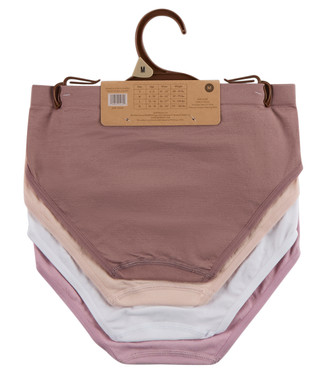 Thumbnail 3: BEARPAW Women's 4 Pk Seamless Brief Panties 