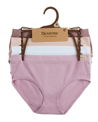 Thumbnail 1: BEARPAW Women's 4 Pk Seamless Brief Panties 
