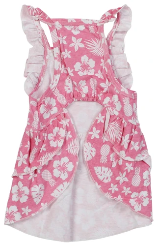 Thumbnail 2: Pet Pose Hawaiian Floral Dog Dress 