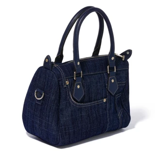 Thumbnail 2: True Religion Top Zip Denim Satchel 