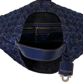 Thumbnail 5: True Religion Quilted Horseshoe Hobo Bag 