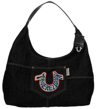 Thumbnail 1: True Religion Retro Denim Hobo Bag 