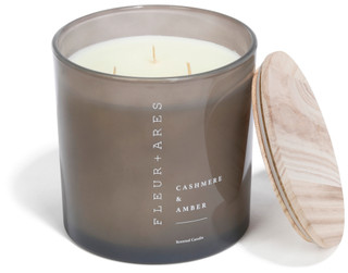 Thumbnail 1: FLEUR + ARES 50 oz Cashmere & Amber Scented Candle 