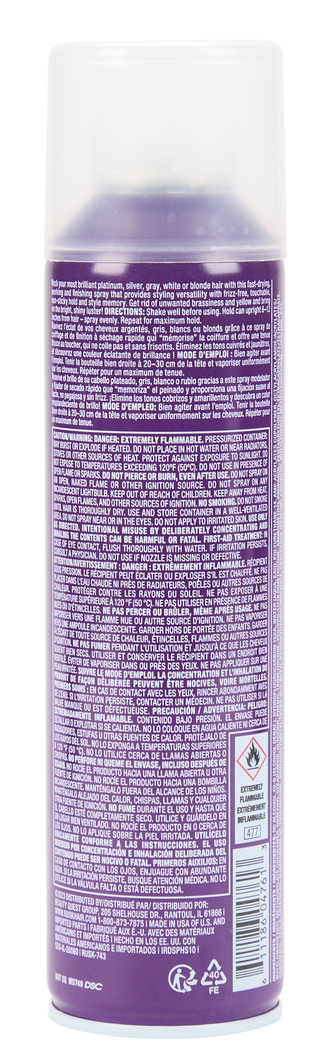 Thumbnail 3: Rusk 10.2 oz Deepshine Platinum Hairsprays 