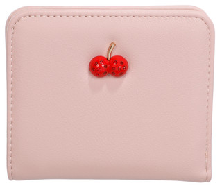 Thumbnail 1: Urban Expressions Compact Wallet with Cherry Accent 