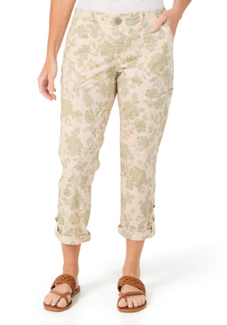 Thumbnail 1: Democracy Womens Poplin Pull-On Drawstring Pants 