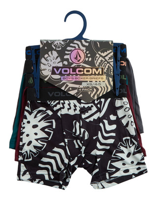 Thumbnail 1: VOLCOM Boy's 4 Pk Assorted Boxer Briefs  
