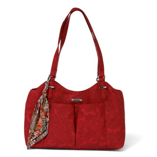 Thumbnail 1: MULTISAC Shoulder Tote with Scarf Accent 