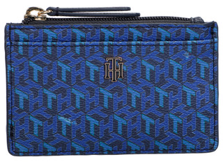 Thumbnail 1: Tommy Hilfiger Monogram Zip Card Holder Wallet 