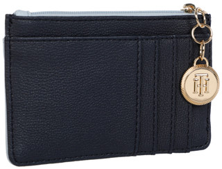 Thumbnail 2: Tommy Hilfiger Zip Card Holder with Logo Charm 