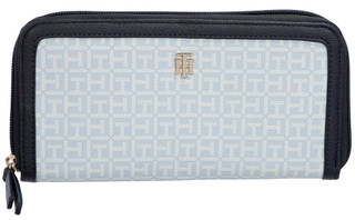 Thumbnail 1: Tommy Hilfiger Monogram Jacquard Zip Around Wallet 
