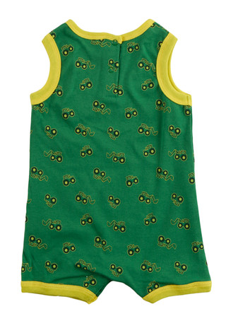 Thumbnail 2: BENTEX Baby Boy's Vroom Print Romper 
