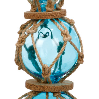 Thumbnail 2: Fancy That 12 in Coastal Glass Float Hanging Decor 