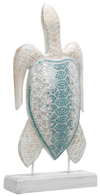 Thumbnail 1: Fancy That 24 in Mosaic Turtle on Base Home Accent 