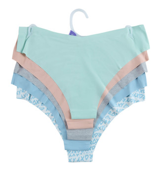Thumbnail 2: ROXY Junior's 5 Pk Seamless Cheeky Panties 