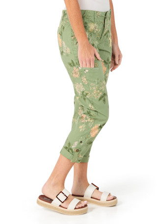 Thumbnail 2: Democracy Womens Poplin Pull-On Drawstring Pants 