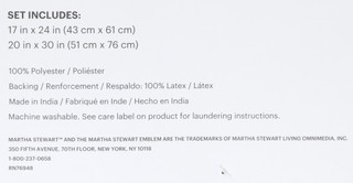 Thumbnail 3: Everyday by Martha Stewart 2 Pc Bath Rug Set 