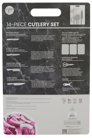 Thumbnail 2: CORE HOME 14 Pc Cutlery Set 