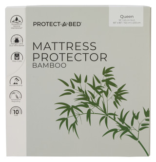 Thumbnail 1: Protect-A-Bed Queen Size Bamboo Mattress Protector 