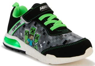 Thumbnail 1: Minecraft Boys Light Up Athletic Sneakers 