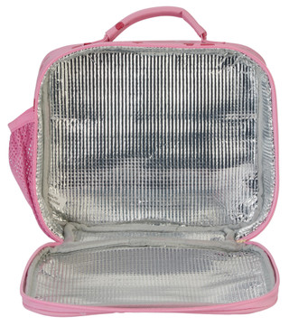 Thumbnail 3: Under One Sky Insulated Lunch Tote w/ Cherry & Bow Print 