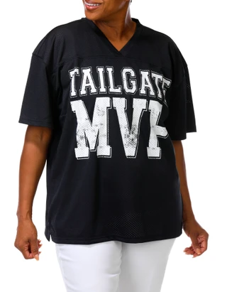 Thumbnail 1: Sable Sky Juniors Plus Tailgate MVP Jersey  