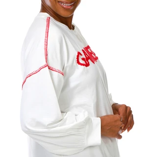Thumbnail 6: Magical Season Women's Plus Game Day Long Sleeve Whip Stitch Top 