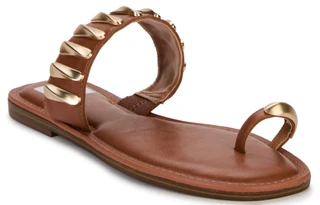 Thumbnail 1: Dolce Vita Women's Jayson Metal Accent Toe Loop Slide 