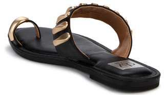 Thumbnail 3: Dolce Vita Women's Jayson Metal Accent Toe Loop Slide 