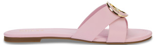 Thumbnail 2: Guess Women's Lydiaa3 Cross Band Logo Slides  