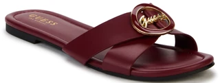 Thumbnail 1: Guess Women's Lydiaa3 Cross Band Logo Slides  