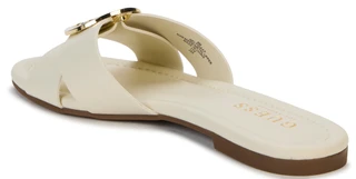 Thumbnail 3: Guess Women's Lydiaa3 Cross Band Logo Slides  