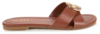 Thumbnail 3: Guess Women's Lydiaa3 Cross Band Logo Slides  